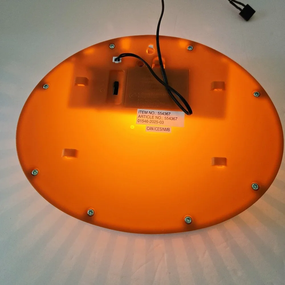 Halloween Radiant Shadows Creepy Pumpkin Jack O Lantern LED Light Ashland